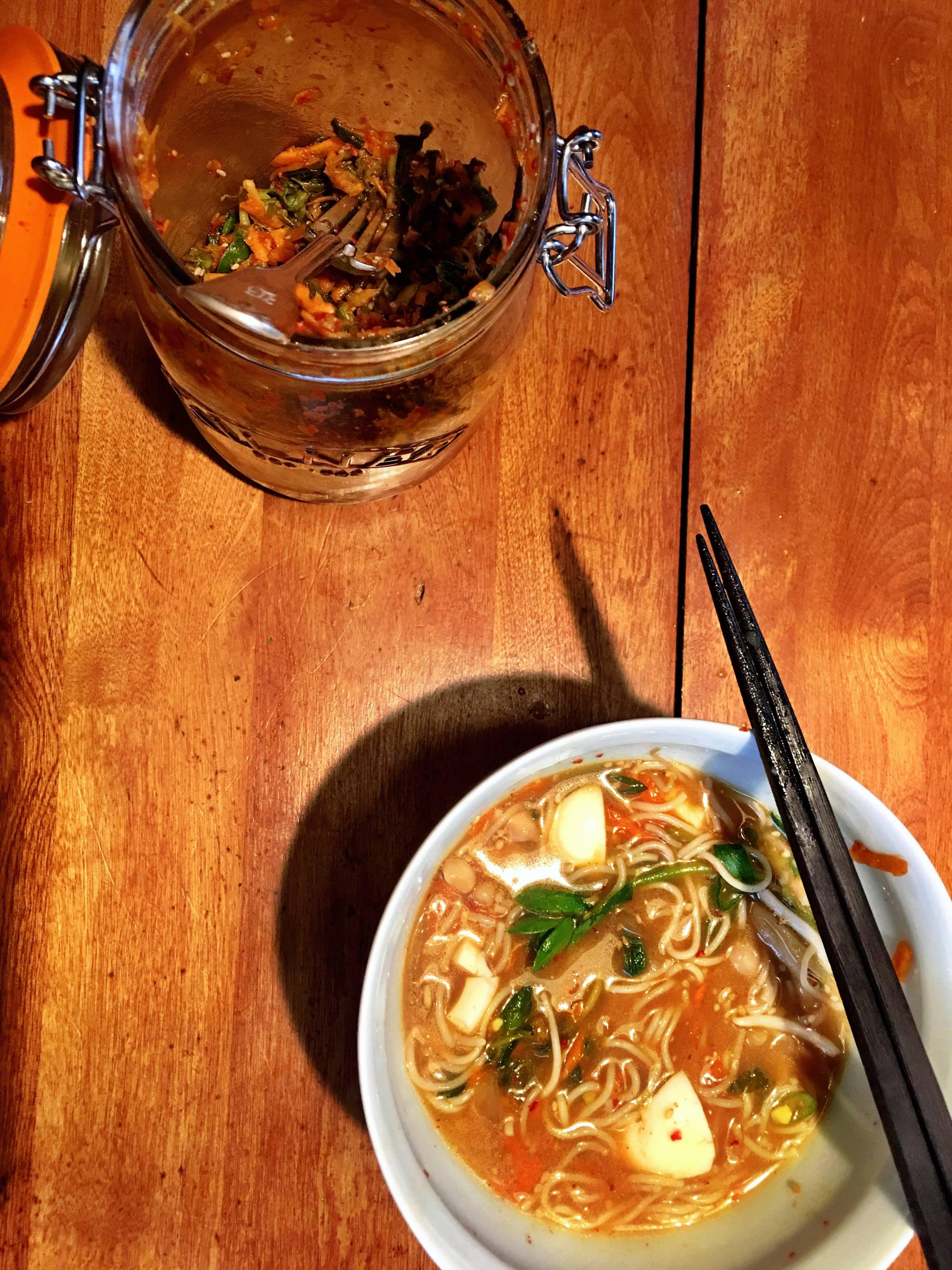 Eating Wild: Beach Greens Quick Kimchi