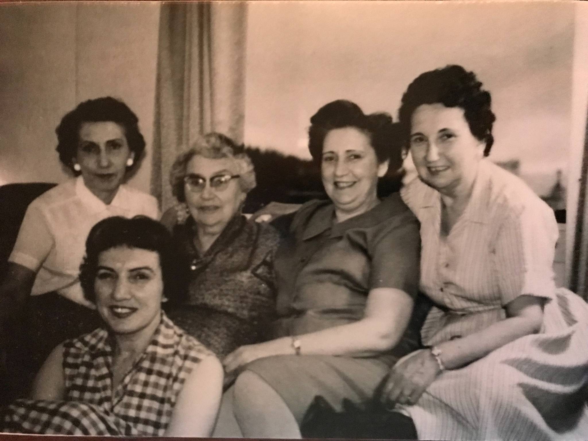 From left to right: Hannah Cogo and daughters Amanda Anderson, Florence Mielke (in front), Jessie Thompson and Libby Wahl. (Courtesy Photo | Ralph Mackie)