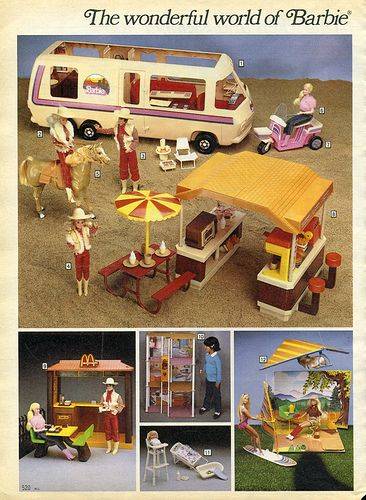 Page from the Sears catalog that has the Barbie dolls, caravan, and model horse that the author and her sister played with in the wilderness. (Courtesy Photo | Tara Neilson)
