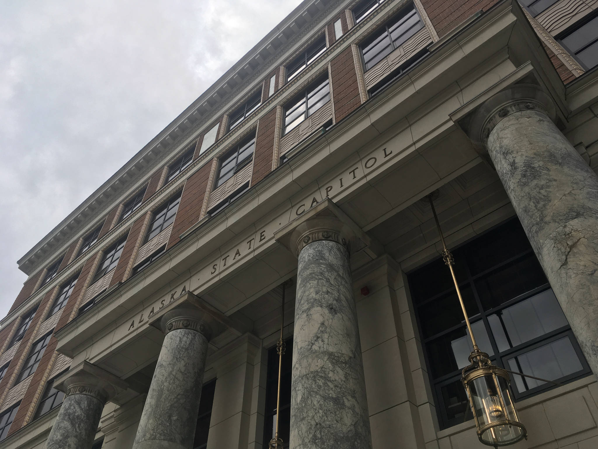 The Alaska State Capitol is seen Saturday, May 12, 2018. (James Brooks | Juneau Empire)