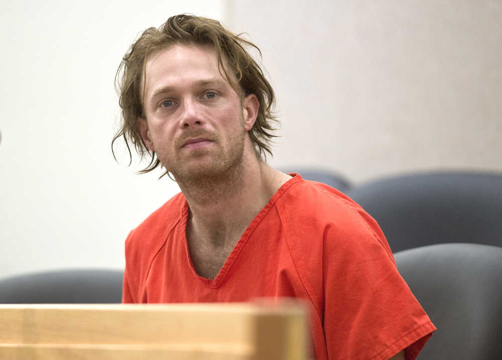 Christopher D. Strawn , 32, appears in Juneau District Court Thursday for first-degree murder for allegedly shooting Brandon C. Cook. Bail was set at $1 million.