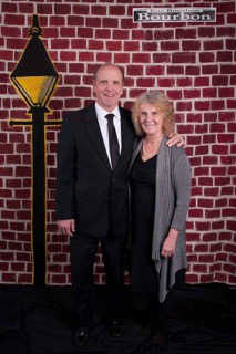 Bruce Denton, who received the Citizen of the Year award, poses with his wife Sharon Denton.