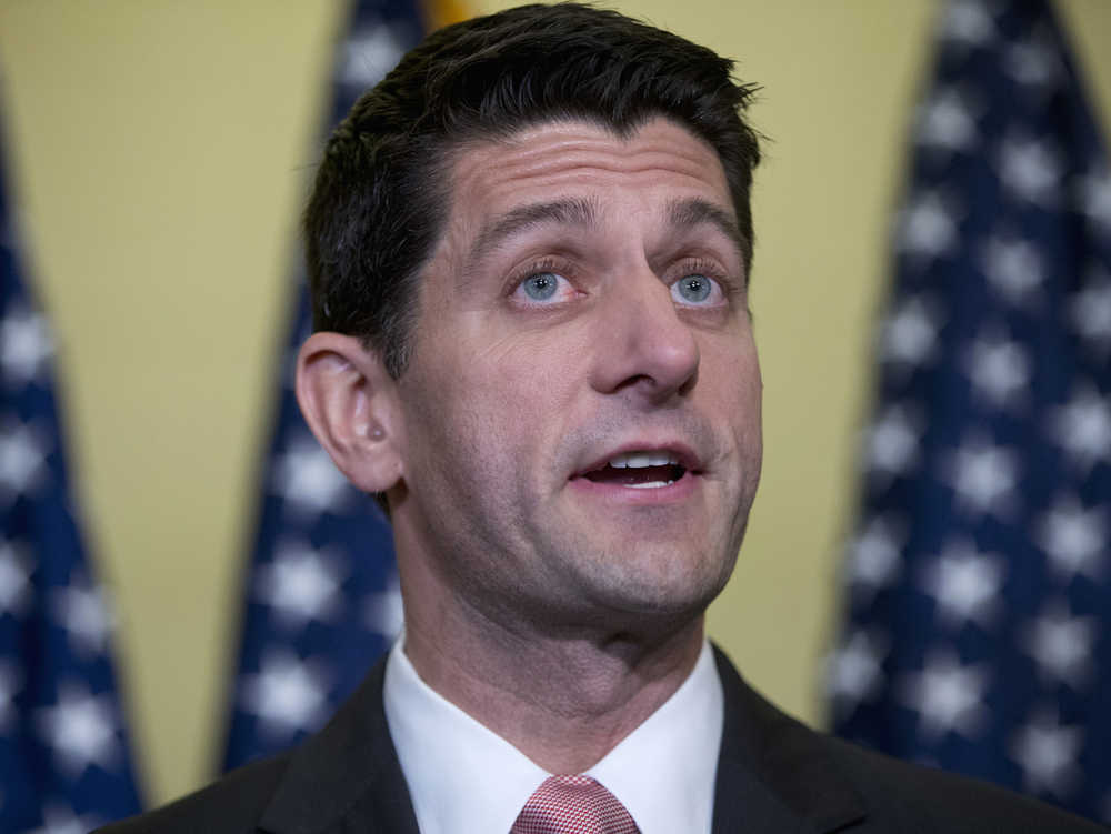 Rep. Paul Ryan, R-Wis. speaks to during a news conference on Capitol Hill in Washington, Wednesday, Oct. 28, 2015, after a Special GOP Leadership Election. Republicans in the House of Representatives have nominated Ryan to become the chamber's next speaker, hoping he can lead them out of weeks of disarray and point them toward accomplishments they can highlight in next year's elections. (AP Photo/Carolyn Kaster)