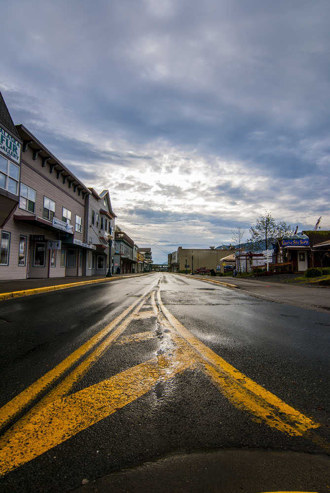 Downtown Juneau streetscape.