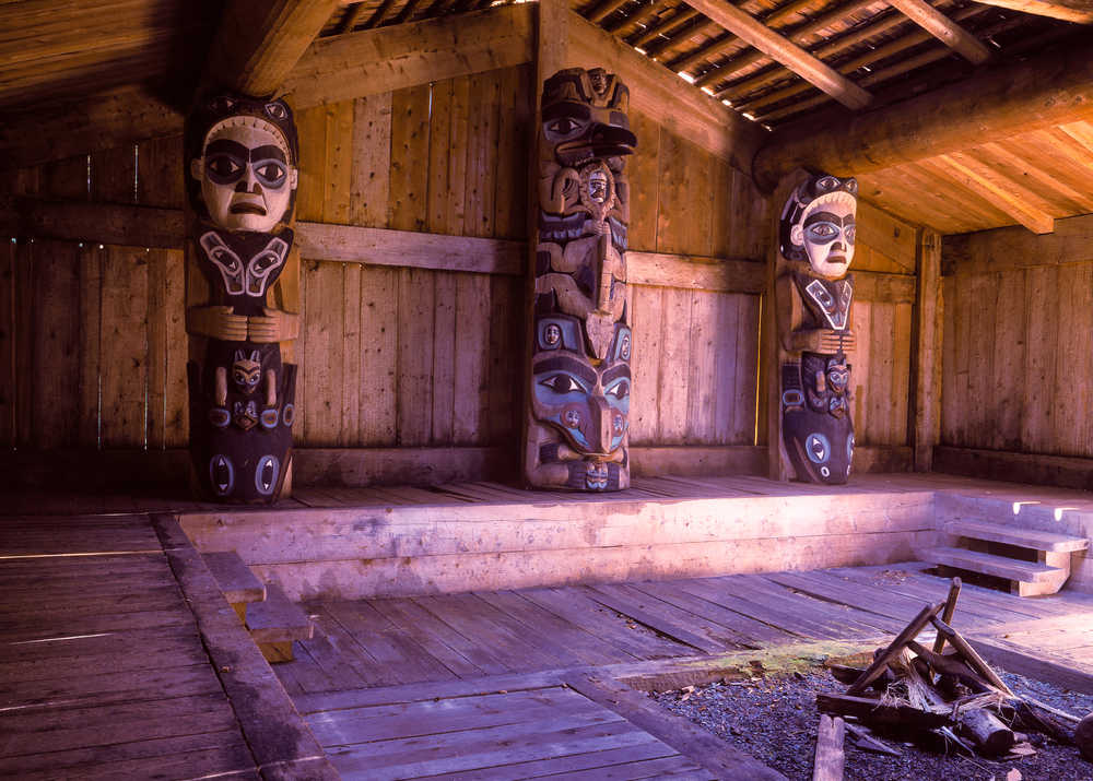 Chief Son-I-Hat Whale House in Kasaan.