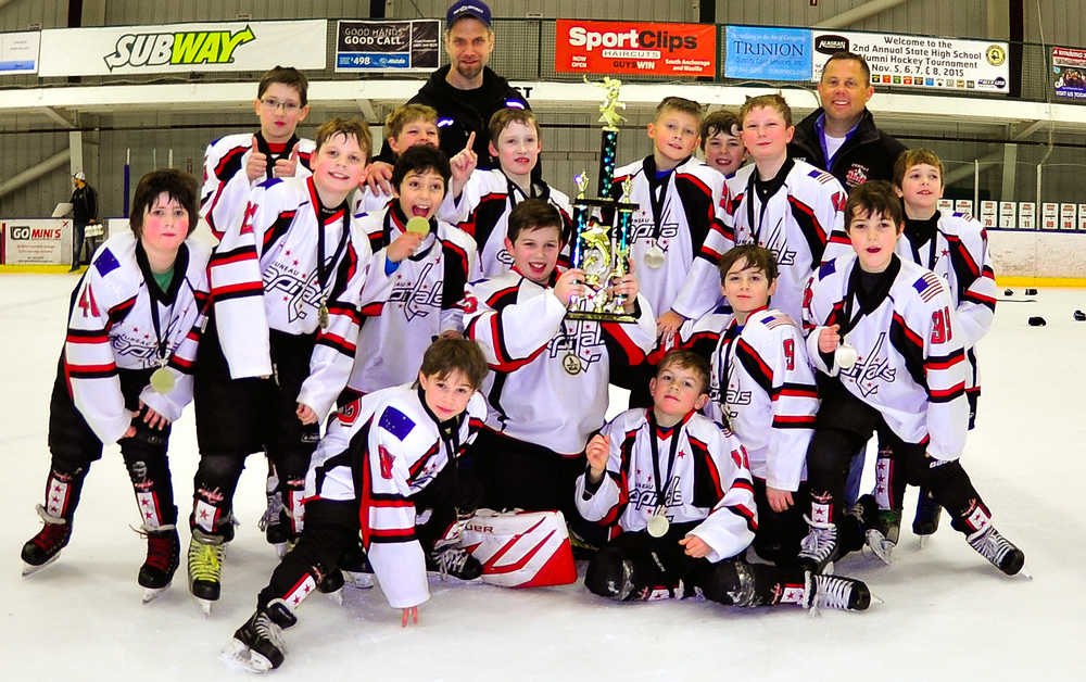 The Juneau Douglas Ice Association won the Moose Fest Invitational Tournament's 10-and-under division in Anchorage last weekend.