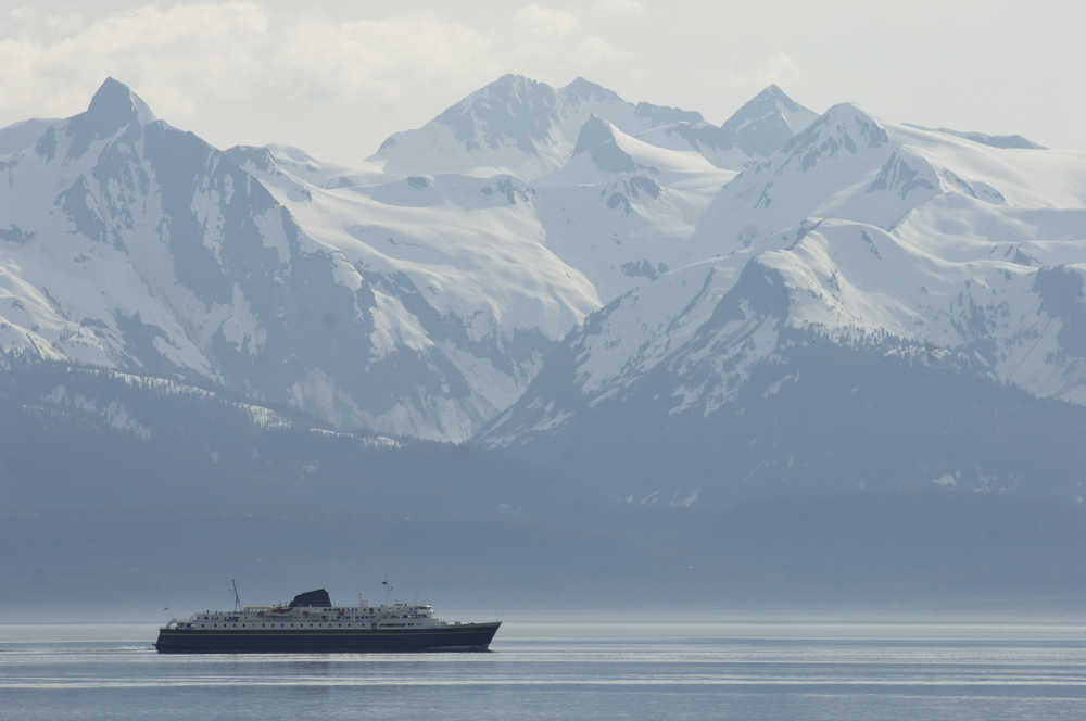 The Alaska Marine Highway ferry Malaspina heads up Lynn Canal towards Haines and Skagway from Juneau in 2008. An AMHS official recommended Thursday that the state scale back from 11 ships to nine.