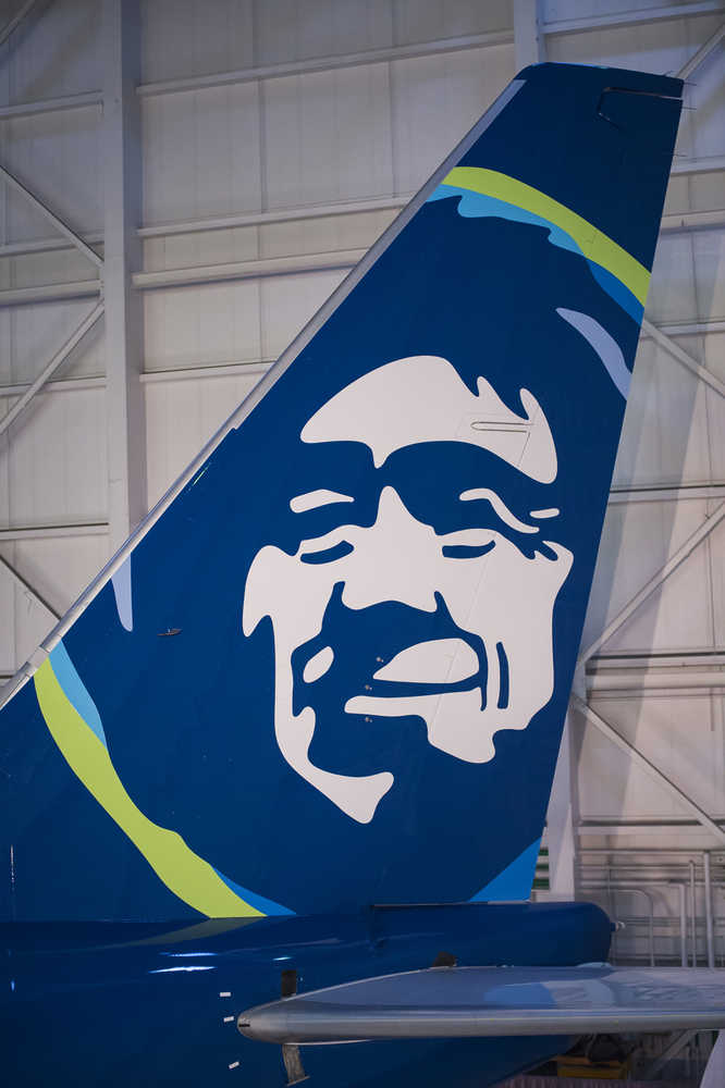 An Alaska Airlines 737-800, newly painted in the airline's 2016 refreshed brand, is ready to be revealed at the airline's maintenance hangar in SeaTac, Washington on Monday. This month, Alaska Airlines revealed the most substantial updates to its brand in a quarter century.