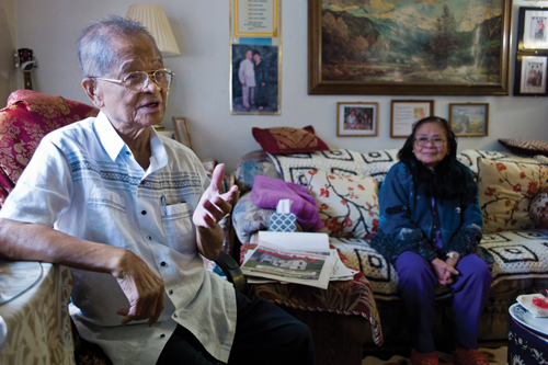 Loy Maturan, 85, and his wife, Ludy, 81, talk about how they were kidnapped along with their 7-month-old granddaughter by Muslim extremists in the Philippines in 1989, after several extremist groups had tried to extort money from Loy, then president of Dansalan College, for years. Dansalan College is in the Islamic City of Marawi.