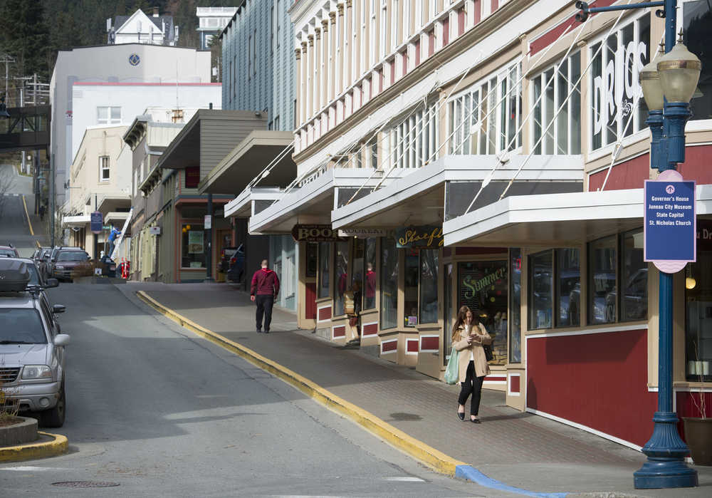 Seward Street in Downtown Juneau.