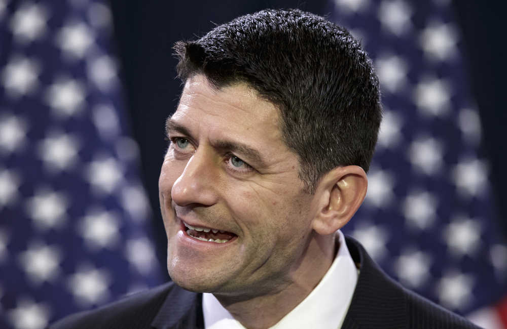 In this photo taken March 23, 2016, House Speaker Paul Ryan of Wis. speaks during a news conference on Capitol Hill in Washington. Donald Trump wants to win the White House in November. Ryan wants to save the Republican Party for the future. Those goals put Trump and Ryan increasingly at odds over both tone and substance as the billionaire businessman barrels toward the GOP presidential nomination.  (AP Photo/J. Scott Applewhite)