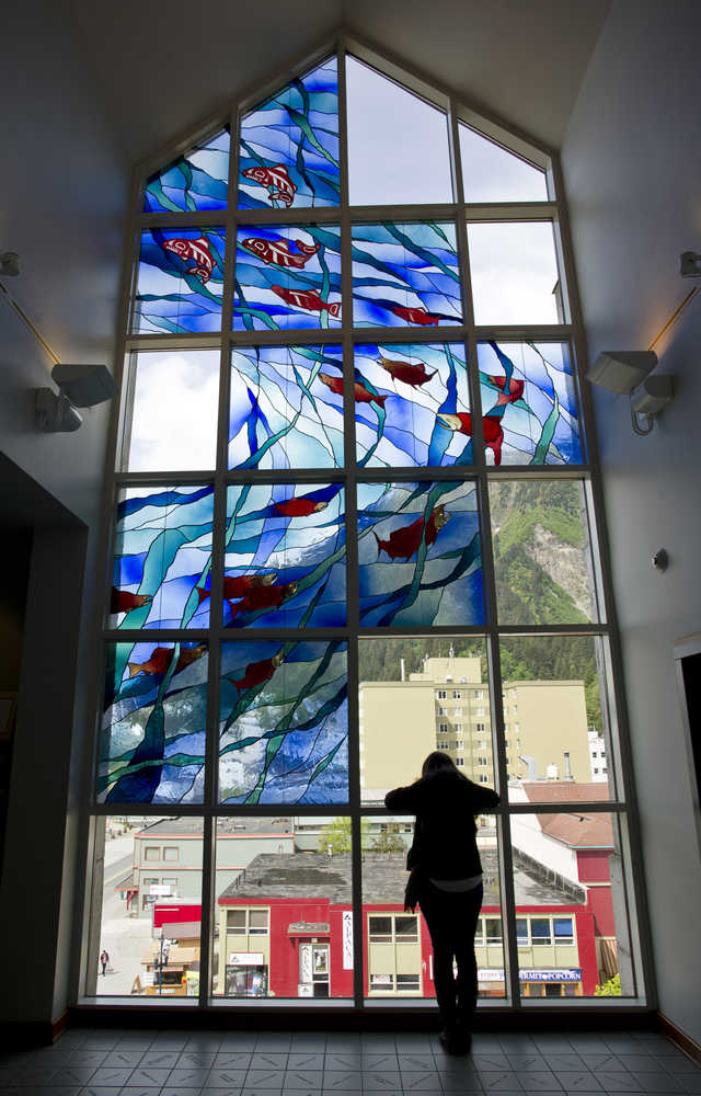 Transfiguration, by Bruce Elliott at the Juneau Public Library can be seen on the Art Walk.