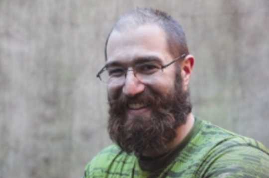 Mark Bouquin, a former Ketchikan resident and Great Alaskan Lumberjack Show lumberjack, poses for a portrait during the filming of the endurance challenge reality TV show, "American Grit."