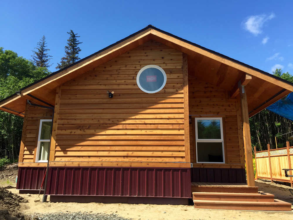 A young family will move into this Lena Point house later this summer, thanks to a partnership between the UAS School of Career Education and the Juneau Housing Trust.