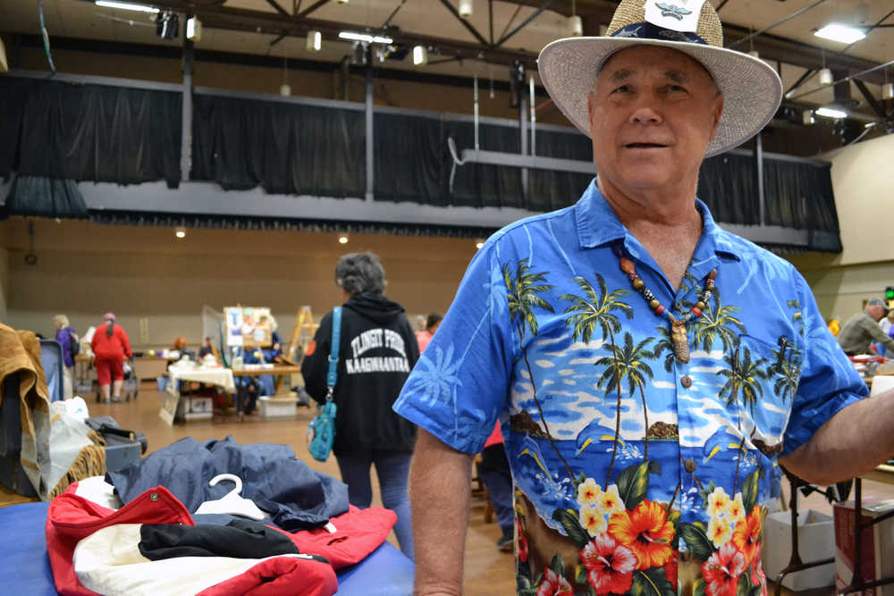 Juneau Community Garage Sale organizer James Whycoff has been working as a volunteer to put the event together for the past six years. The annual community garage sale, now in its 21st year, used to be organized by Centennial Hall, which is where it's held.