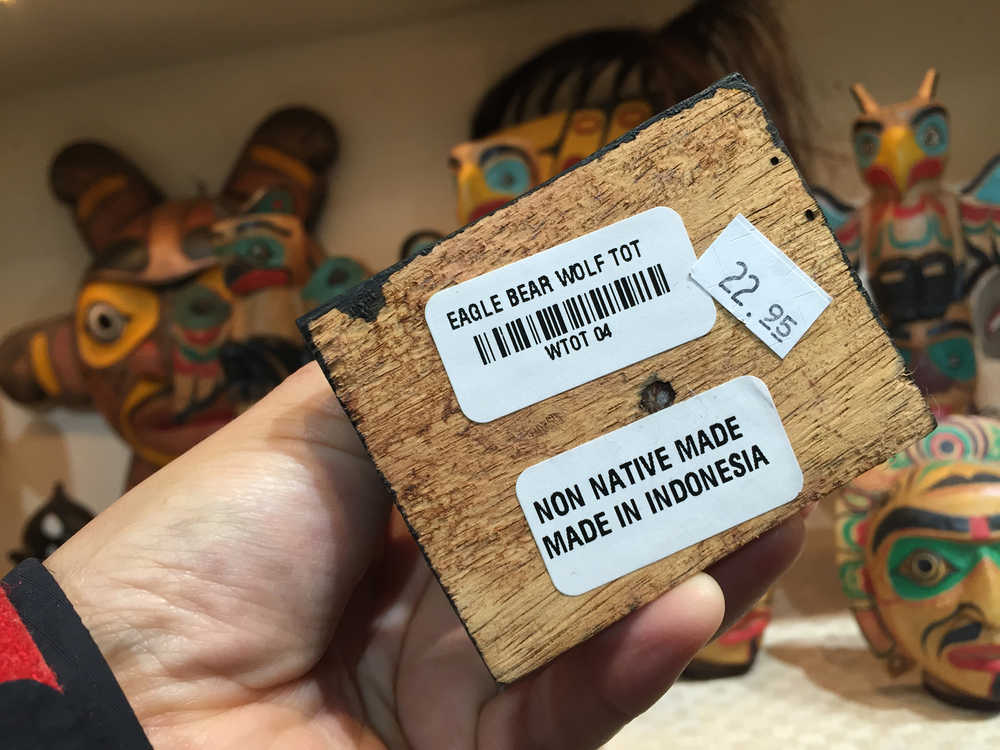 Reproductions of Native artwork in downtown gift shops sell at a far lower rate than Native-made artwork.