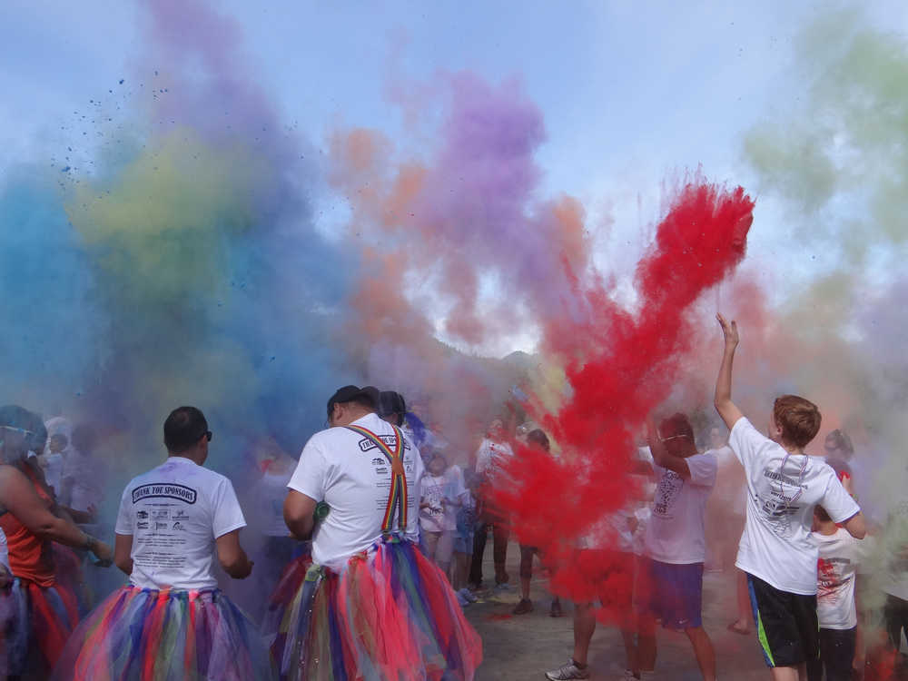 The Color Run hosted by Faith Community Christian School.