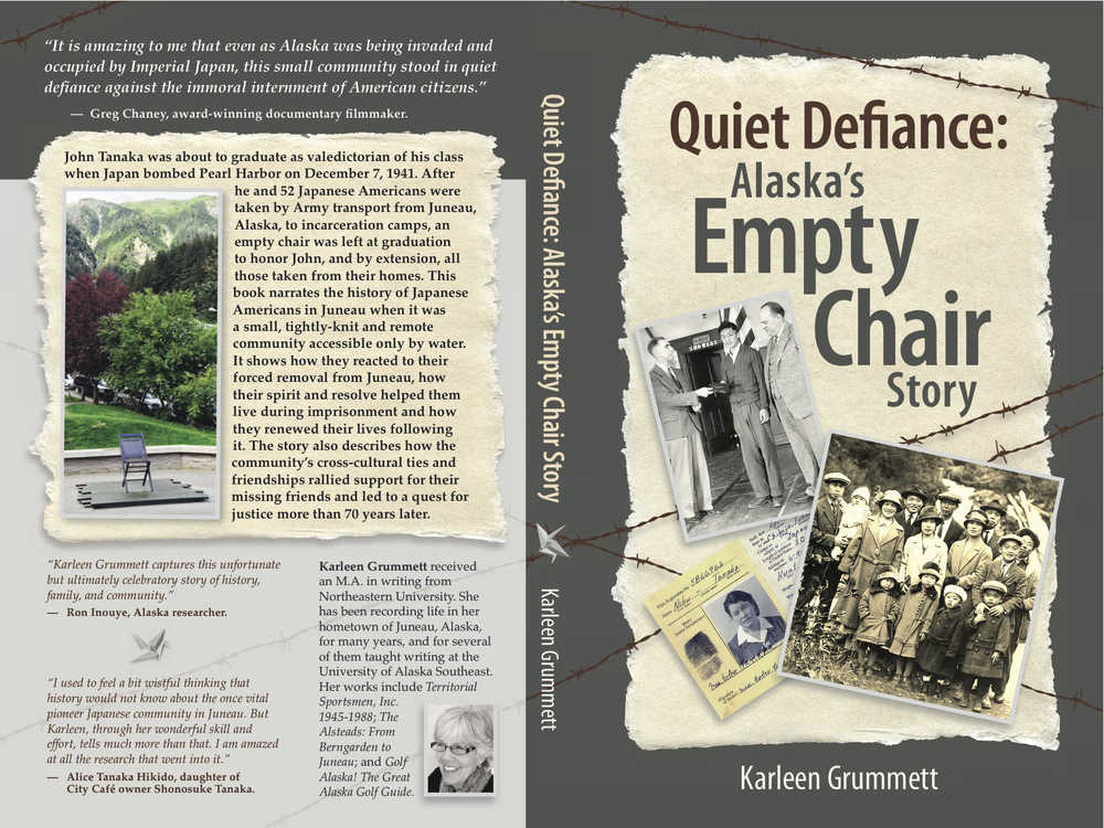 Quiet Defiance: Alaska's Empty Chair Story will be released during First Friday, Oct. 7 from 5:30-7 p.m. at the Mendenhall Valley Public Library, and on Saturday, Oct. 8 from 10:30 a.m.-noon at the Juneau-Douglas City Museum. Complimentary copies available.