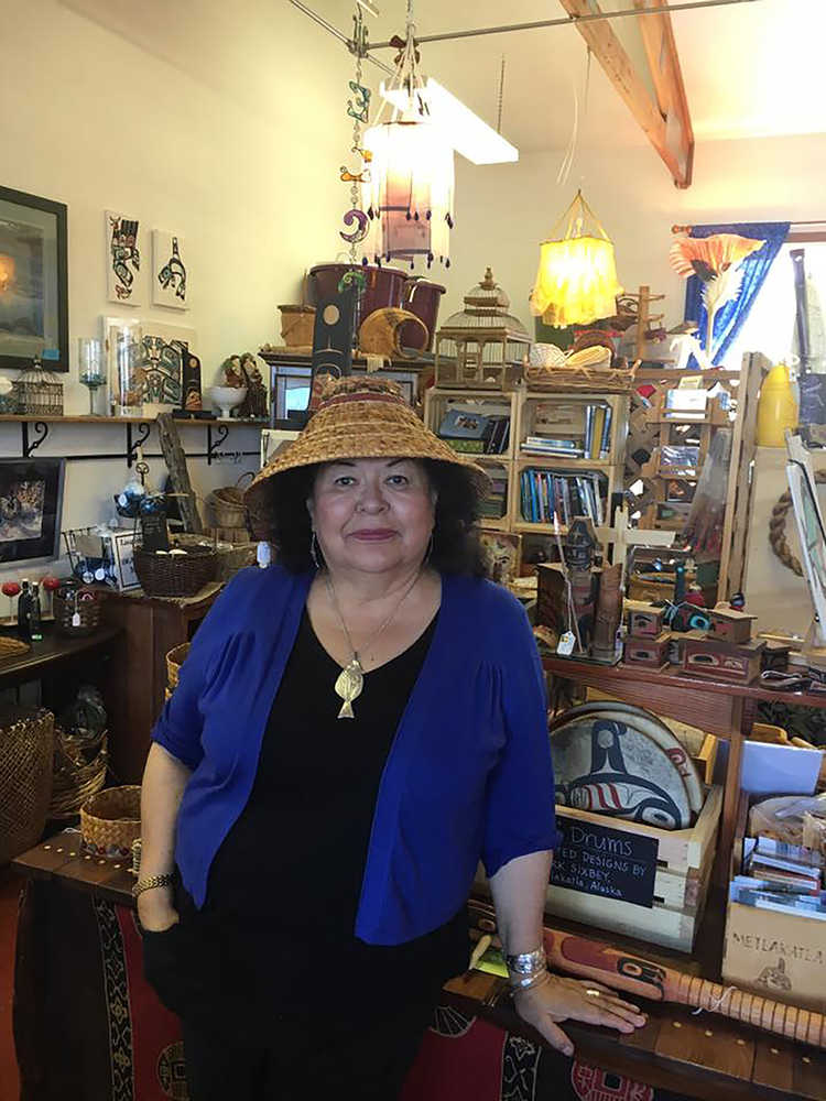 Lindarae Shearer of Metlakatla is one of Sealaska Heritage Institute's featured artists this First Friday in Juneau. Shearer, who is Tsimshian, makes abalone and silver jewelry, cedar bark baskets, and skin care products made with devil's club and other Southeast Alaskan ingredients.