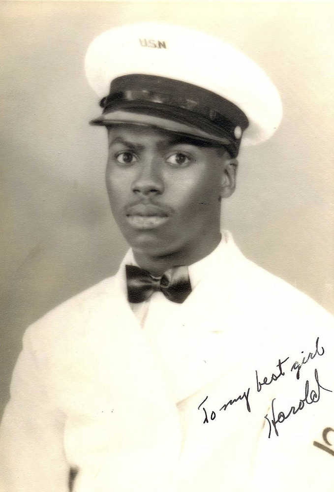This undated image provided by The National WWII Museum, shows a photo Harold E. Ward presented to his girlfriend at the time as a gift. Four videos spanning two hours of interviews with Harold E. Ward, a Navy lookout on the cruiser San Francisco when Japanese warplanes struck Pearl Harbor on Dec. 7, 1941, are now available online as part of the museum's digitalization project.