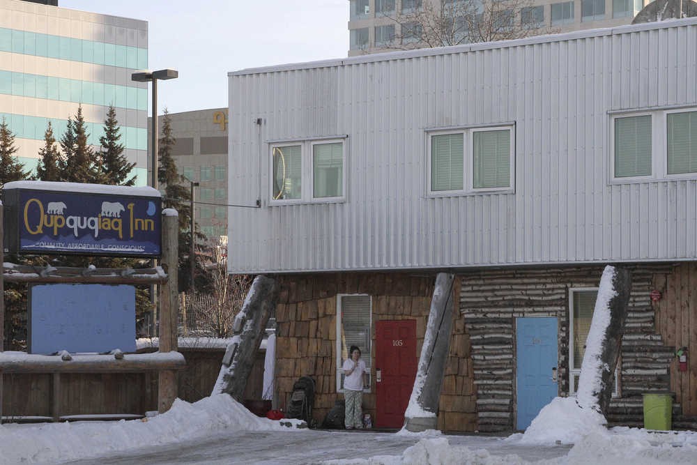 This Monday photo shows the Qupqugiaq Inn, a hostel-like motel in Anchorage, where Florida airport shooting suspect Esteban Santiago stayed in a $35-a-night room before flying to Florida.