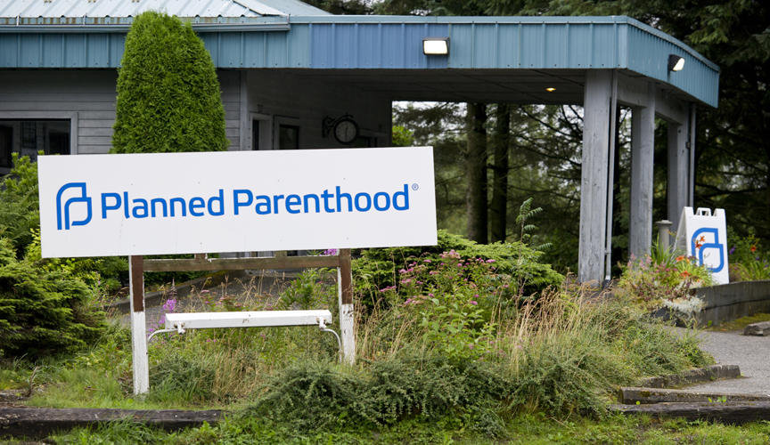 The Planned Parenthood office in Juneau, seen Friday, at the corner of Egan Drive and Glacier Highway next to Twin Lakes.