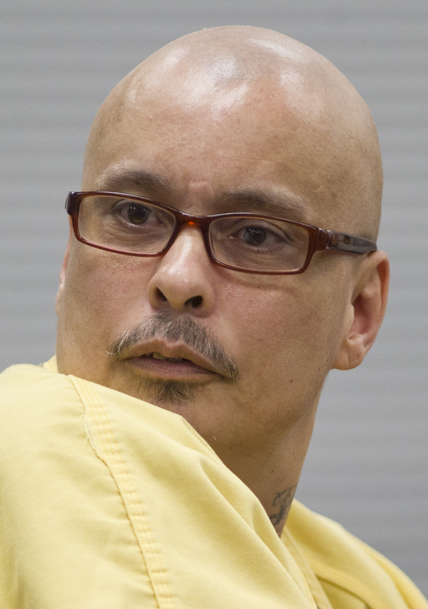 Jose Antonio Delgado appears in Juneau Superior Court on Tuesday for sentencing for a drive-by shooting downtown.