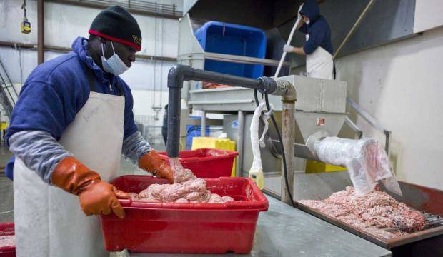 Seafood byproducts are processed into cat food in this 2015 file photo in Juneau. Tariffs could have a significant impact on Alaska seafood being shipped to secondary processing plants in China. (Michael Penn | Juneau Empire)