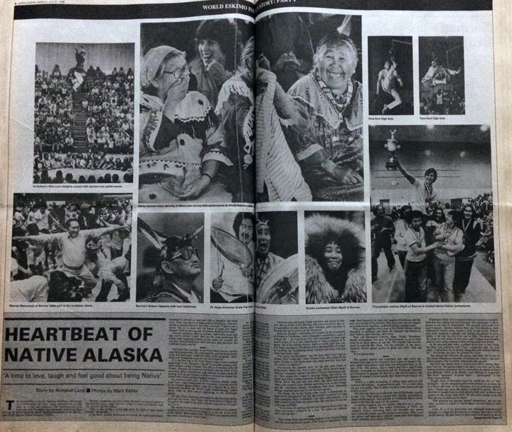 The inside photo spread of the Empire on July 21, 1986
