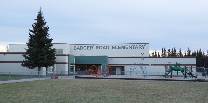 About two dozen people attended a public meeting to discuss the Badger Road Elementary School name Monday evening at the school on Bradway Road.