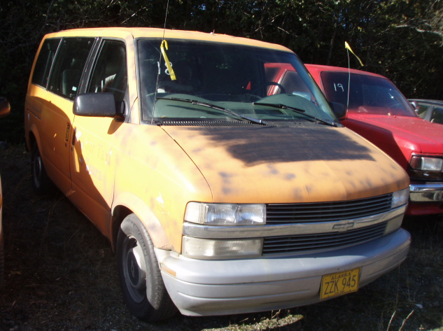 One of the vehicles up for auction