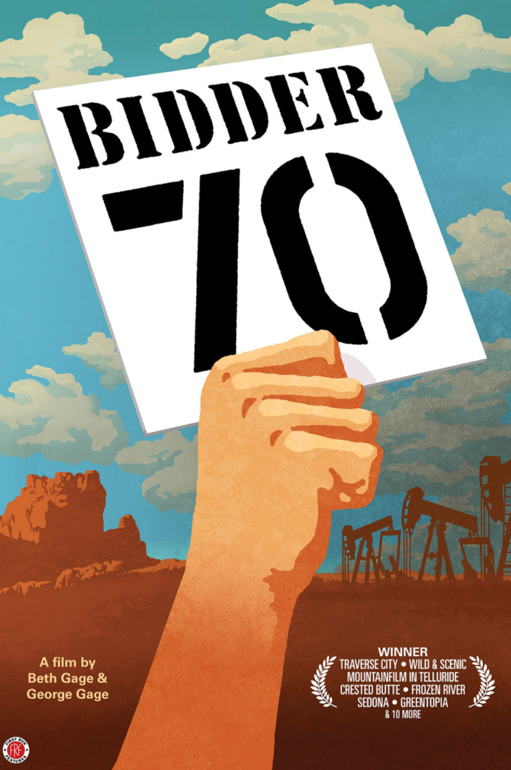 A poster for Bidder 70.