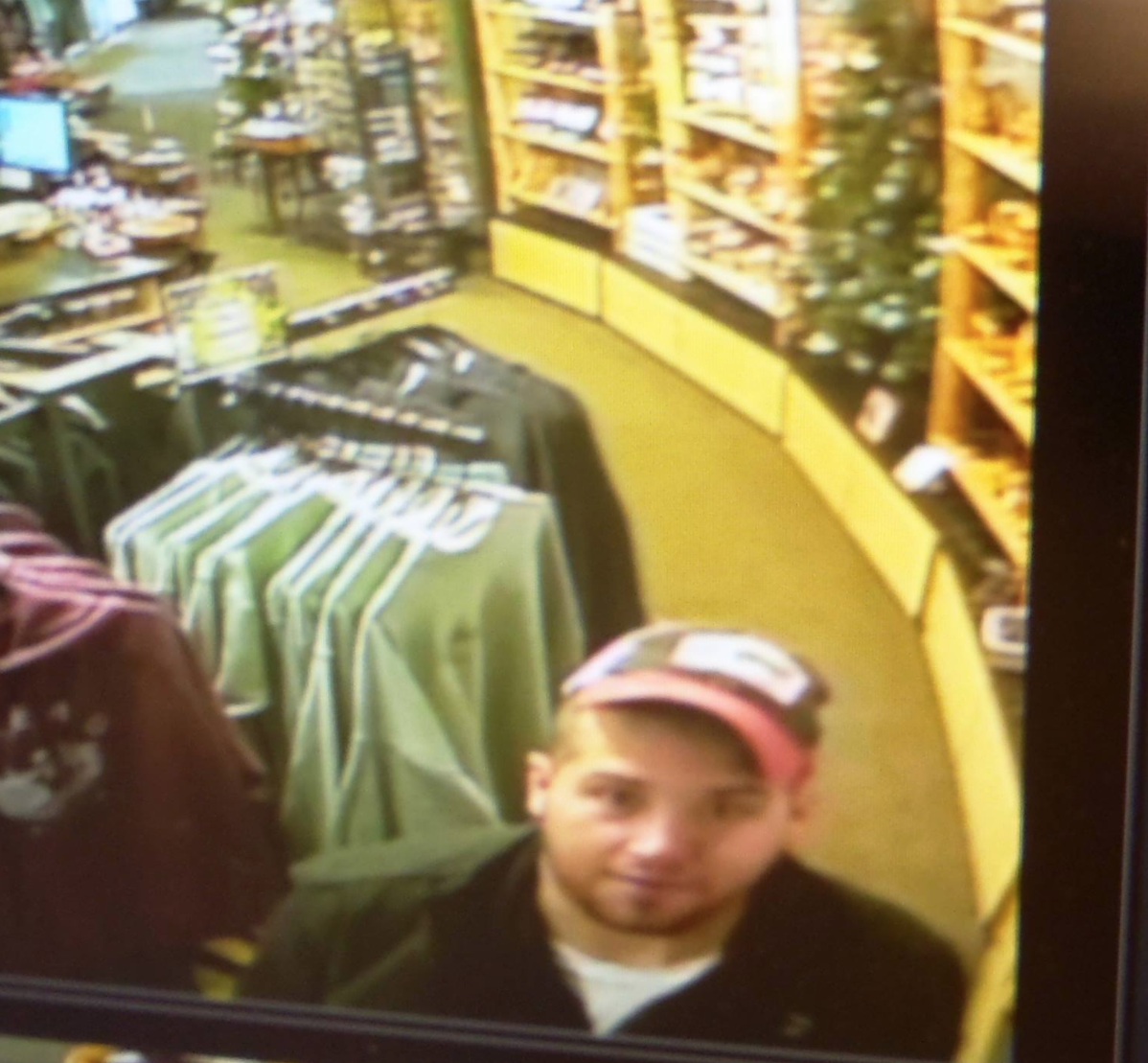 The man police suspect of stealing two rifles from a traveler at the Juneau International Airport curb on Oct. 27.