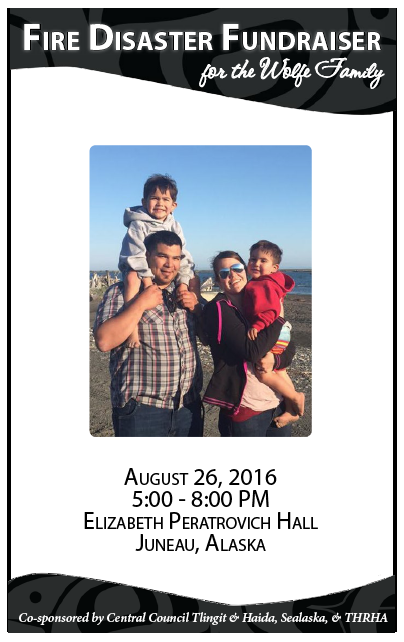 The cover of the program for Friday's Wolfe family fundraiser is seen Thursday, Aug. 25, 2016.