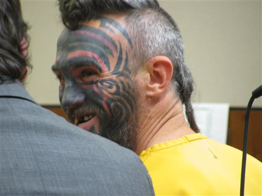 In this Nov. 24, 2015 photo, Daniel Lloyd Selovich, 37, of Manley Springs, is arraigned in Superior Court in Fairbanks, Alaska. Selovich is accused of physically and sexually abusing a woman while holding her captive in a remote cabin for five weeks.