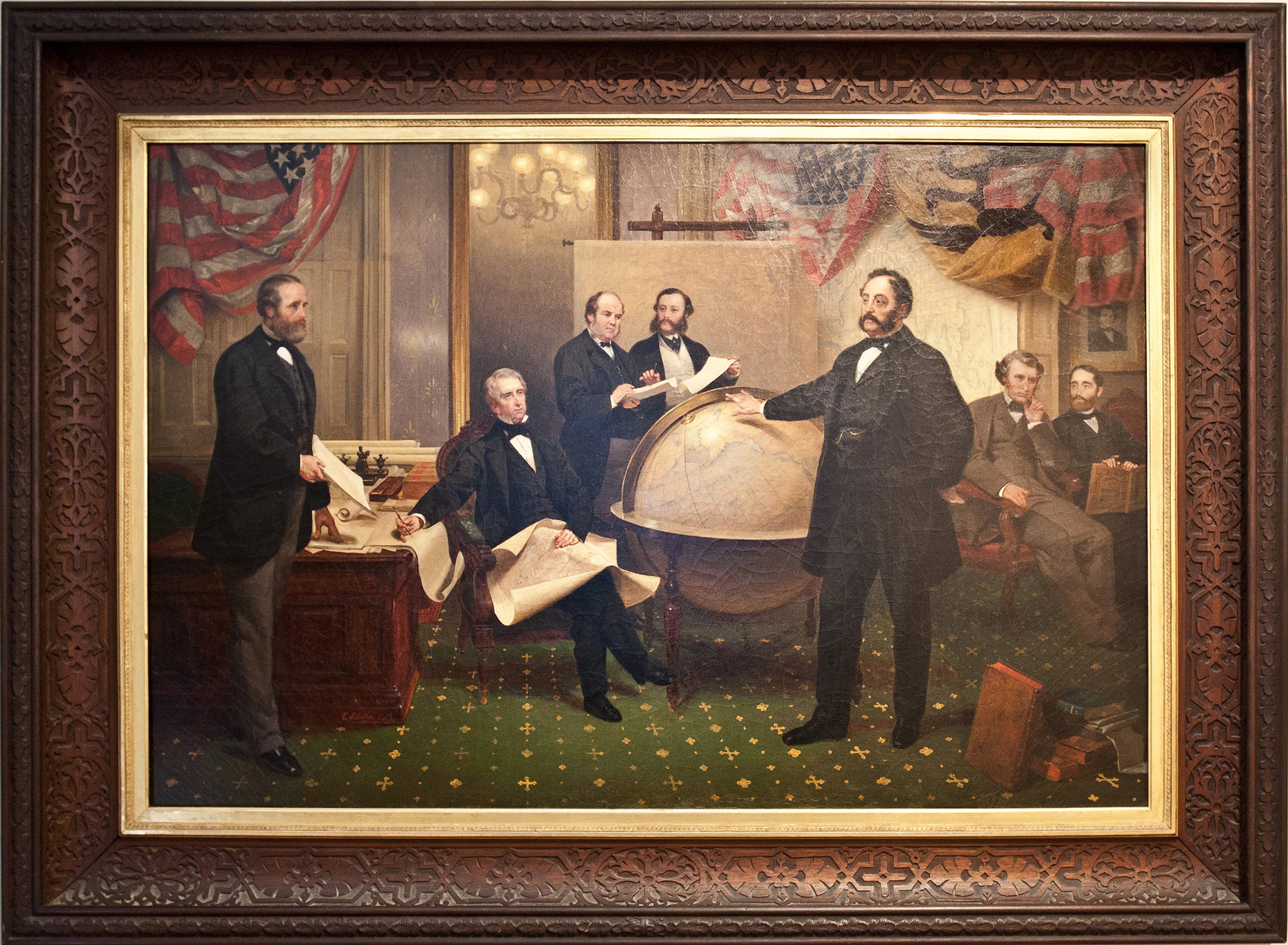 “Signing of the Alaska Treaty” by Emanuel Leutze will be on display in Alaska during its sesquicentennial year. (Courtesy image)