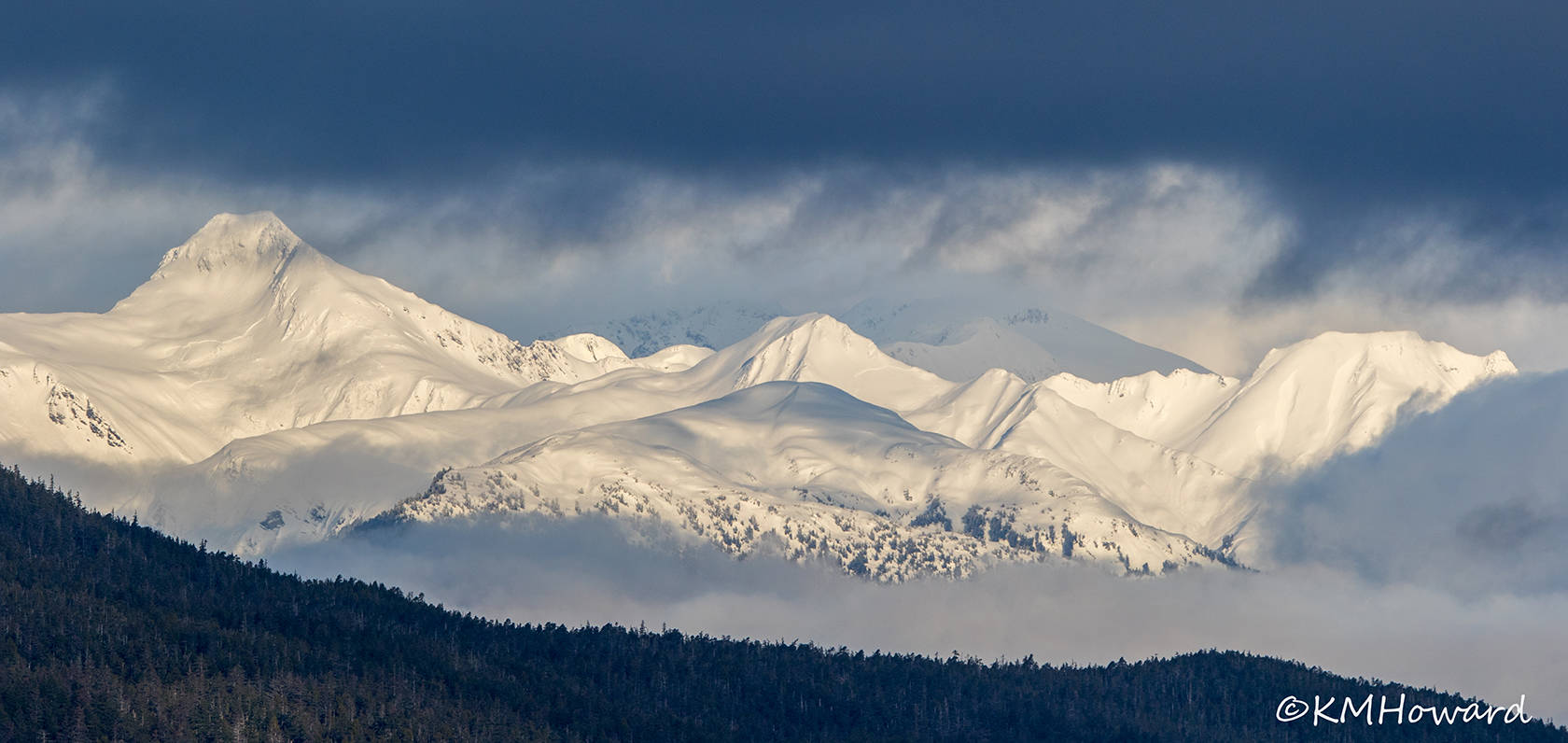The Chilkats on an early spring day. Photo by Kerry Howard