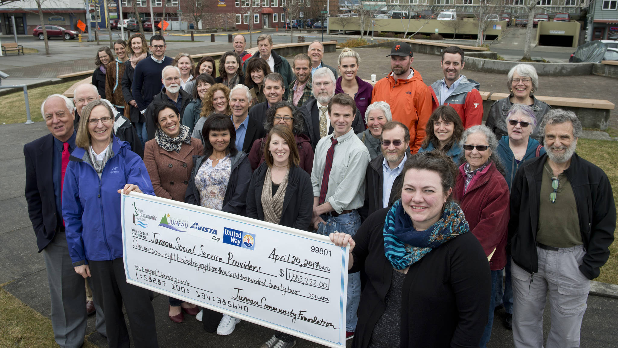 Donors and grantees for the Hope Endowment and CBJ Social Service Grants. (Photo courtesy of the Juneau Community Foundation)