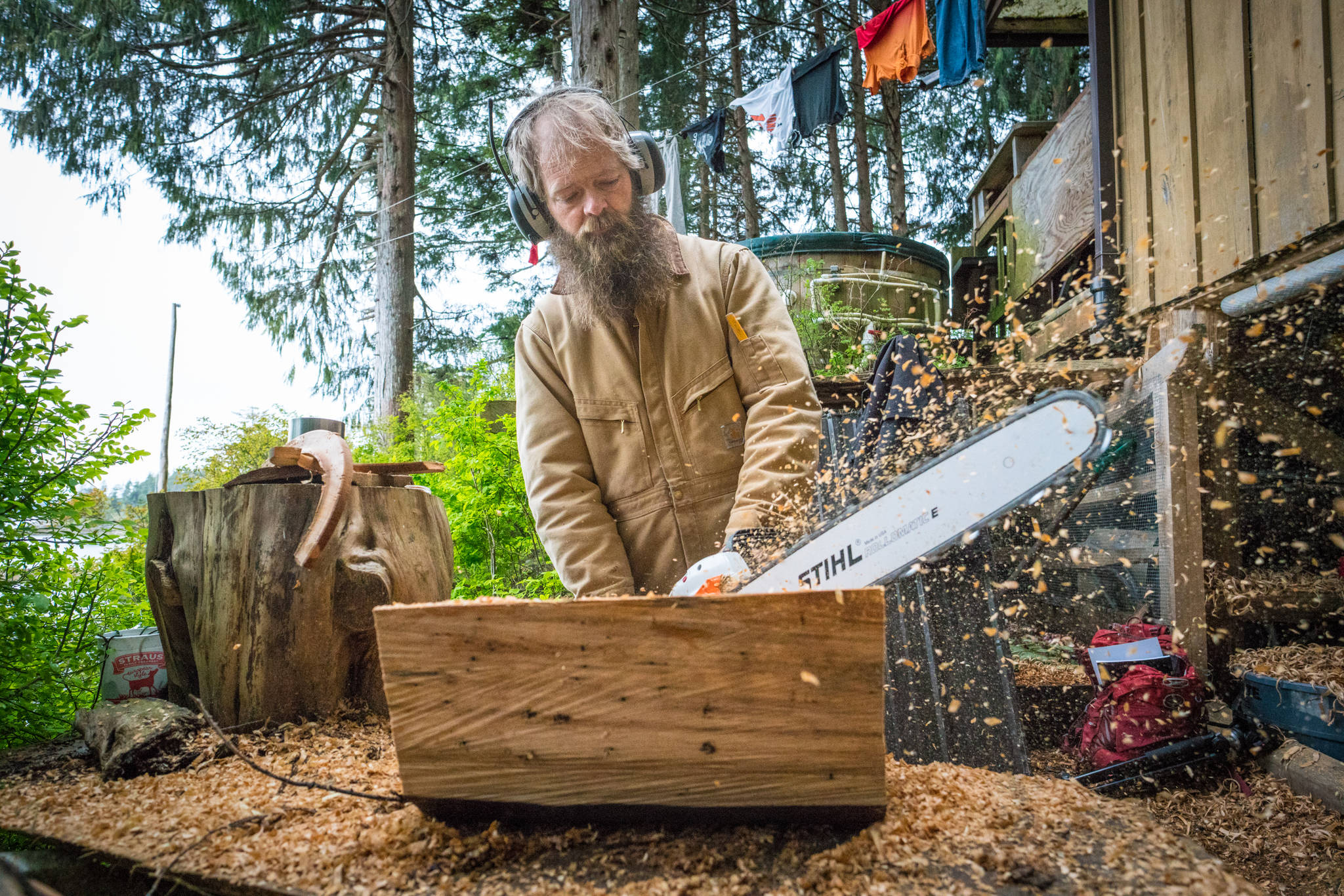 Woodworking in the Tongass National Forest