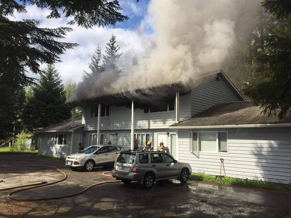 A fire that started in an apartment on Tongass Boulevard Friday morning was quickly extinguished. (Photo courtesy of Capital City Fire/Rescue)