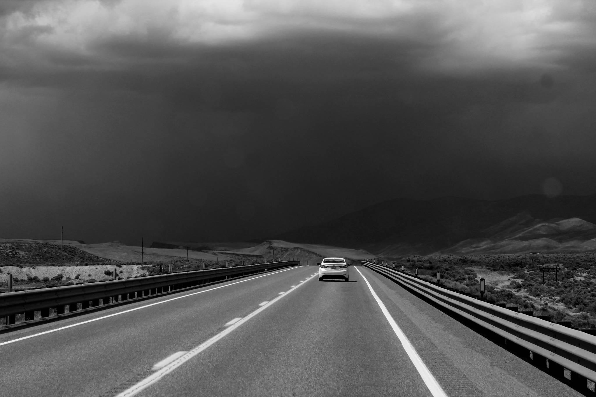 A thunderstorm develops near the Nevada and Idaho border. Photo by Jeff Lund.