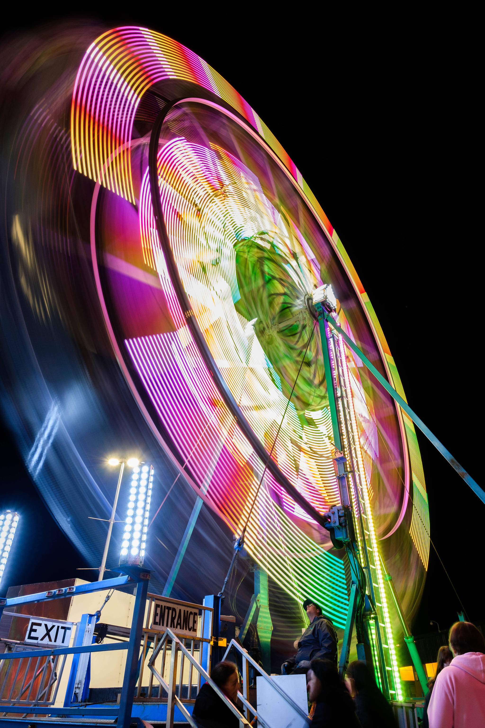 Lance Nesbitt | For the Juneau Empire In this May photo, the Ferris wheel lights up the night during a carnival in Juneau.