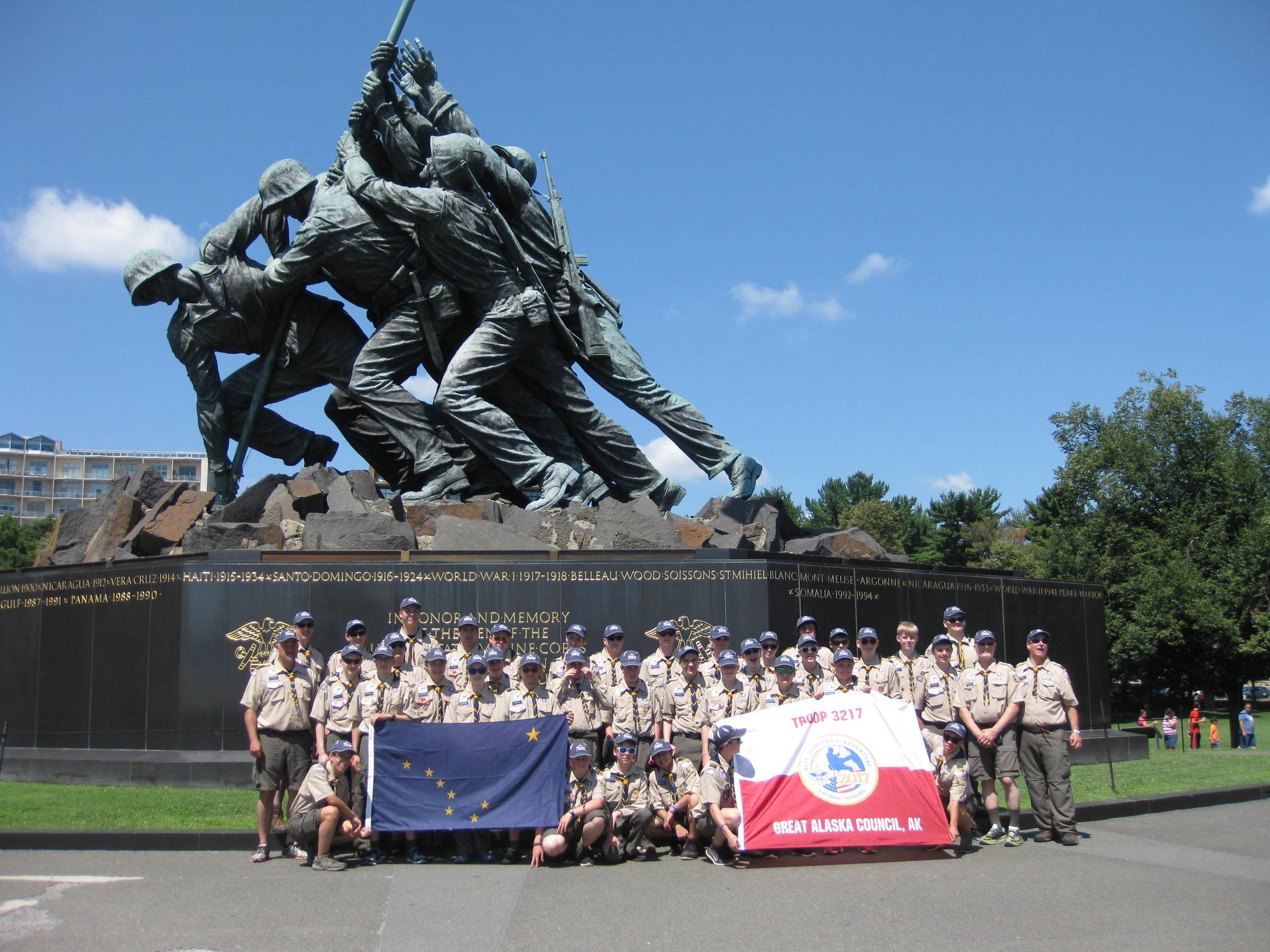Boy Scouts from Juneau attended the national Jamboree. (Courtesy photo)