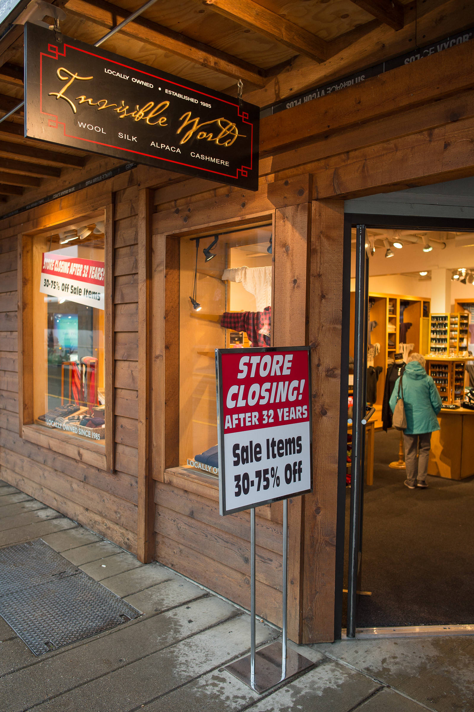 Owners Stuart and Suzy Cohen are closing their South Franklin shop, Invisible World, after 32 years and plan to sell through the internet only. (Michael Penn | Juneau Empire)