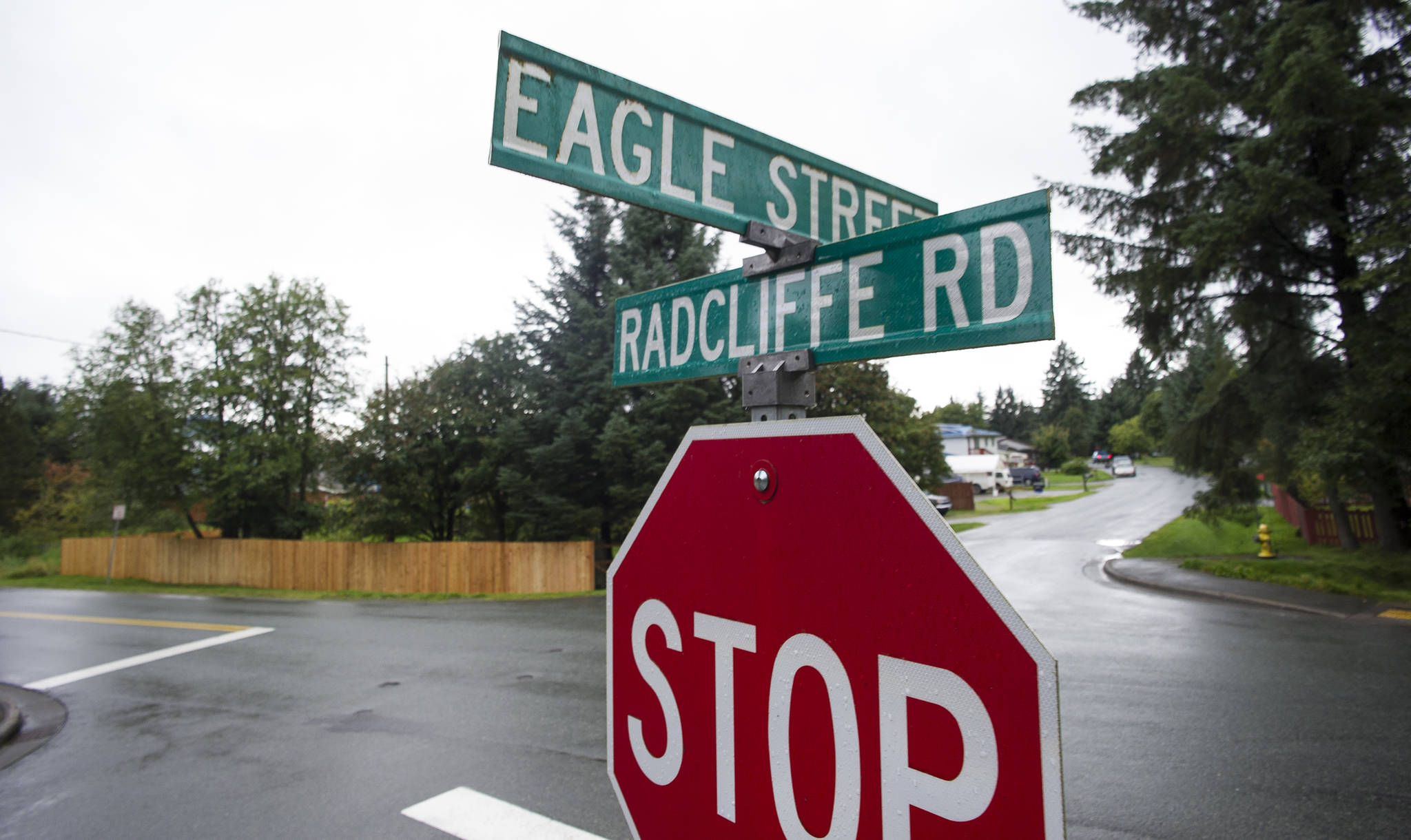 The body of Robert Harold Houtary was discovered near the intersection of Radcliffe Road and Eagle Street on Thursday, Sept. 7, 2017. (Michael Penn | Juneau Empire)