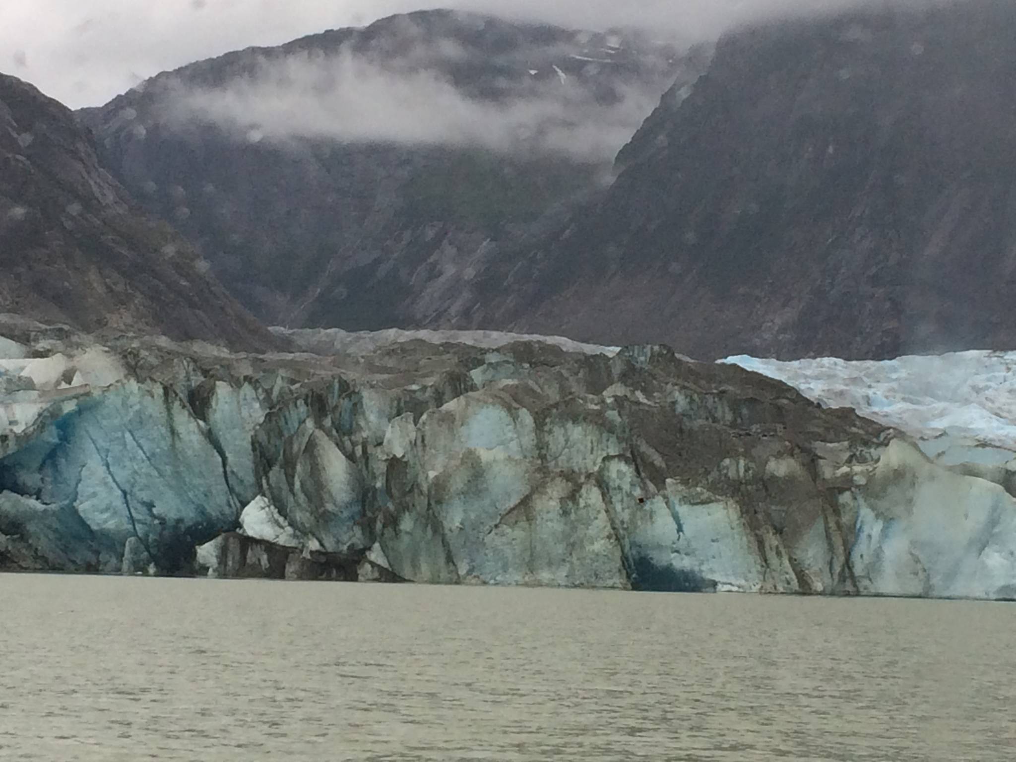 Face of the Shakes Glacier. (Photo by Corinne Conlon)
