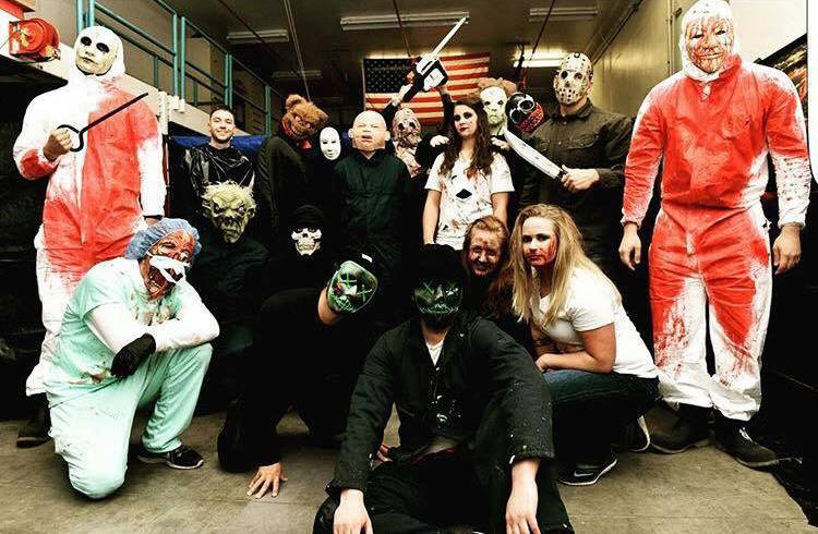 Employees from the Haunted Station pose during a previous year. The United States Coast Guard Station Juneau is hosting its annual Halloween event starting Thursday, Oct. 26 and continuing through Oct. 28. (Photo courtesy of United States Coast Guard Station Juneau)