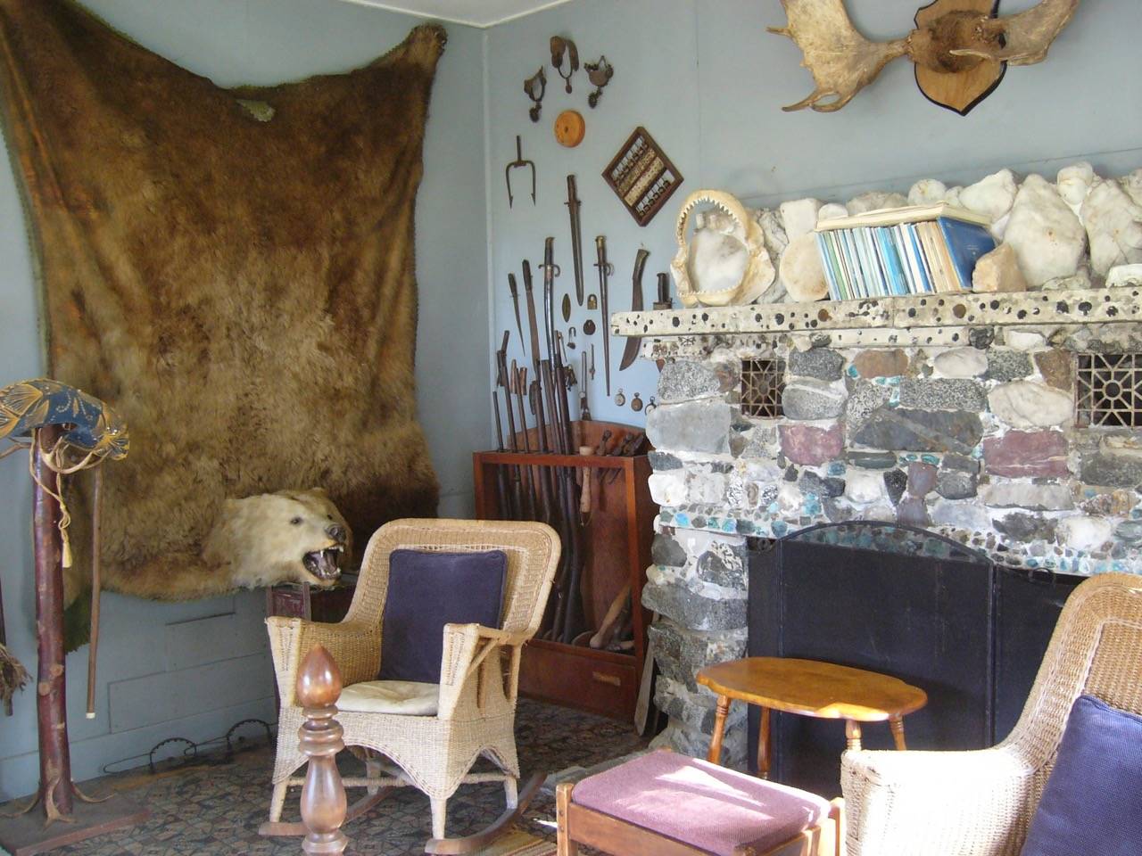 The preserved room at the Ibachs’ homestead filled with memorbilia. Image courtesy of Joel Bennett.
