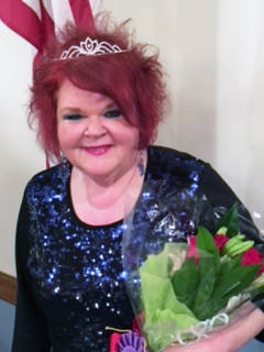 Cindy Hudson, overall winner of the sixth annual Frugal Fashion Show & Tea. (Courtesy Photo)