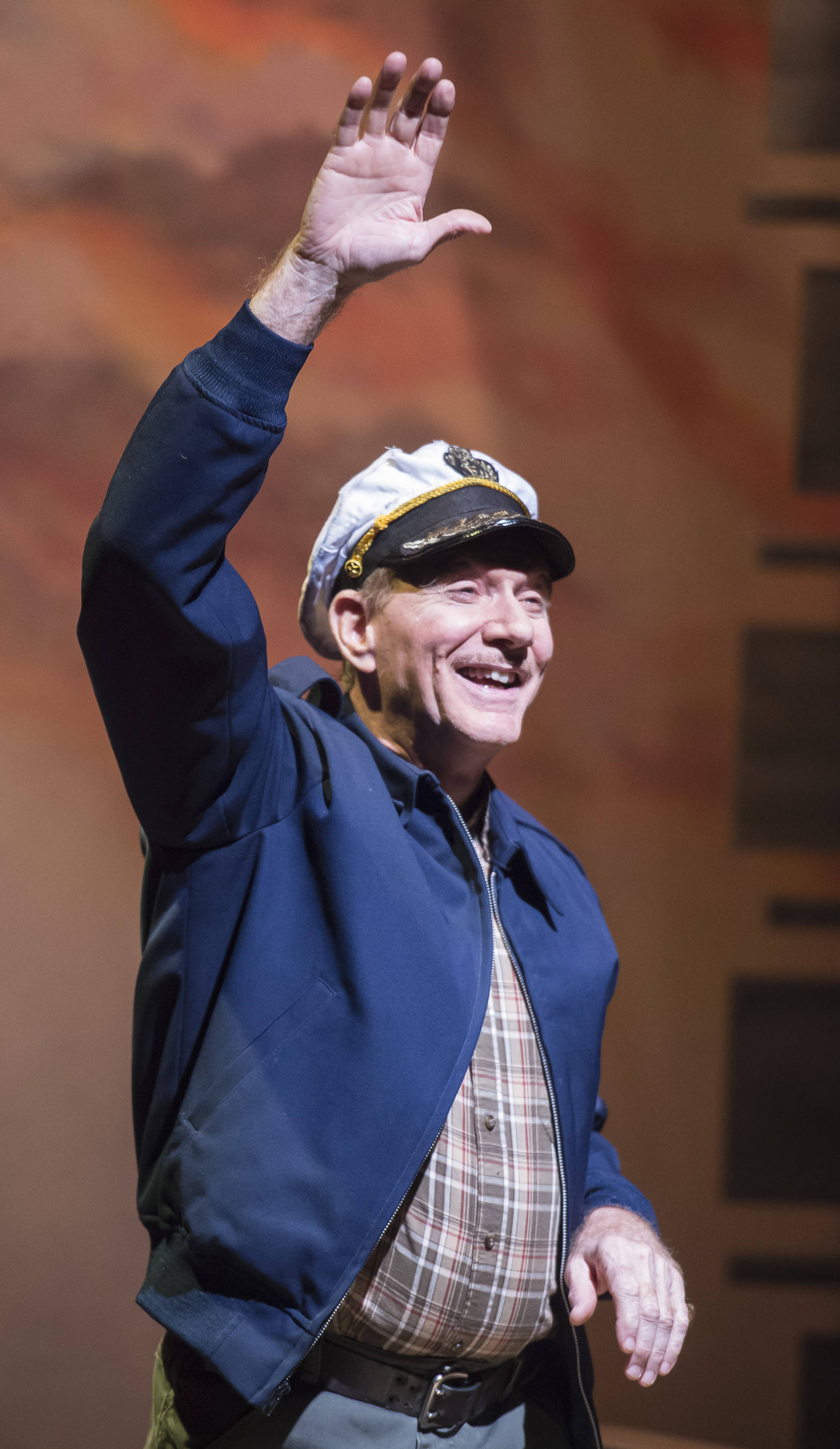 John Barrymore is played by Peter DeLaurier during Perseverance Theatre’s production of Joel Bennett’s “Dreaming Glacier Bay” on Tuesday, Oct. 25, 2017. (Michael Penn | Capital City Weekly)